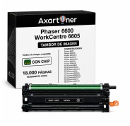 Compatible Xerox Phaser 6600 / WorkCentre 6605 Negro Tambor de Imagen (Drum) 108R01121