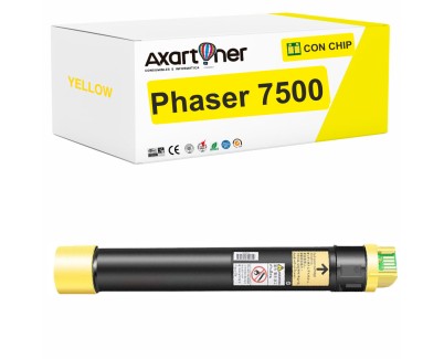 Compatible Xerox Phaser 7500 Amarillo Cartucho de Toner 106R01438