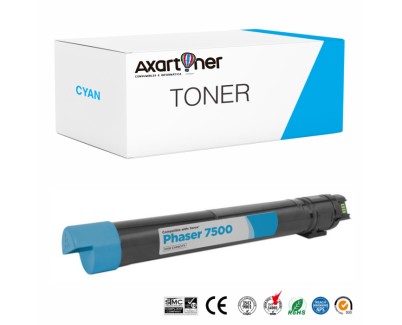 Compatible Xerox Phaser 7500 Cyan Cartucho de Toner 106R01436