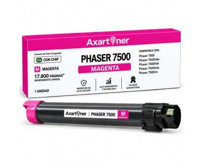Compatible Xerox Phaser 7500 Magenta Cartucho de Toner 106R01437