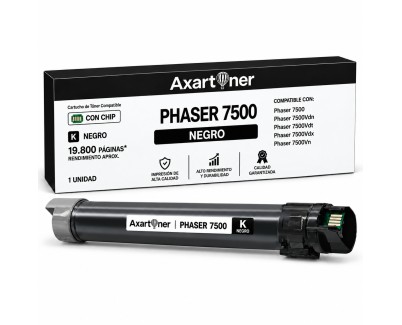 Compatible Xerox Phaser 7500 Negro Cartucho de Toner 106R01439