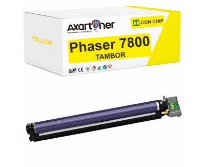 Compatible Xerox Phaser 7800 Amarillo Tambor de Imagen (Drum) 106R01582