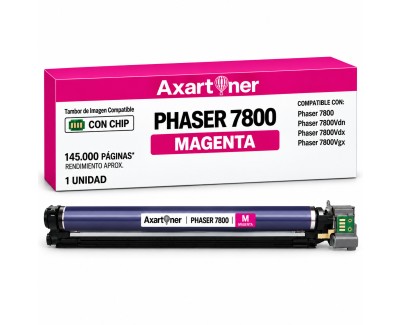 Compatible Xerox Phaser 7800 Magenta Tambor de Imagen (Drum) 106R01582