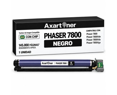 Compatible Xerox Phaser 7800 Negro Tambor de Imagen (Drum) 106R01582