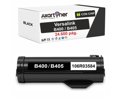 Compatible Xerox VersaLink B400 / B405 Negro Cartucho de Toner 106R03584 / 106R03582 / 106R03580 (24.600 p&aacute;g.)