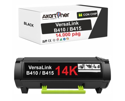 Compatible Xerox VersaLink B410 / B410dn / B415 Negro Cartucho de Toner 006R04726