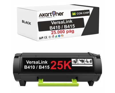 Compatible Xerox VersaLink B410 / B410dn / B415 Negro Cartucho de Toner 006R04727