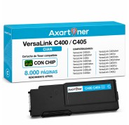 Compatible Xerox VersaLink C400 / C405 Cyan Cartucho de Toner 106R03530 / 106R03518 / 106R03502