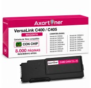 Compatible Xerox VersaLink C400 / C405 Magenta Cartucho de Toner 106R03531 / 106R03519 / 106R03503