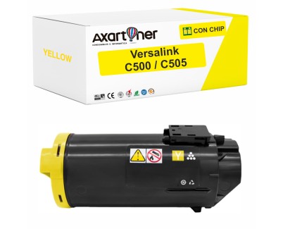 Compatible Xerox VersaLink C500 / C505 Amarillo Cartucho de Toner 106R03875 / 106R03872 / 106R03861