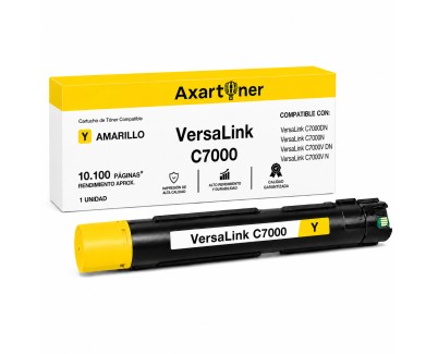 Compatible Xerox VersaLink C7000DN C7000N C7000V DN C7000V N Amarillo Cartucho de Toner 106R03758