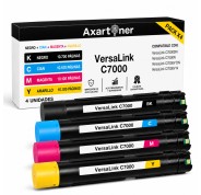 Compatible Pack x4 Xerox VersaLink C7000DN C7000N C7000V DN C7000V N Cartuchos de Toner