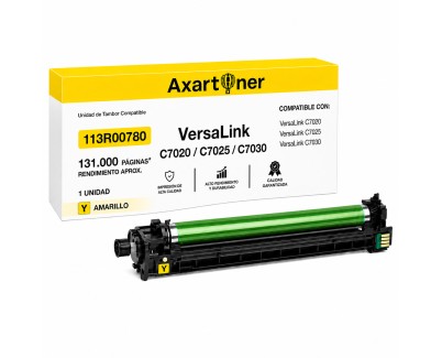 Compatible Xerox VersaLink C7020 / C7025 / C7030 Amarillo Tambor de Imagen (Drum) 113R00780