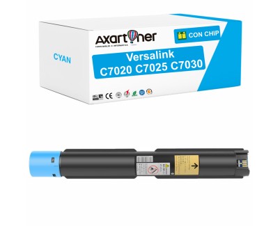 Compatible Xerox VersaLink C7020 / C7025 / C7030 Cyan Cartucho de Toner 106R03740