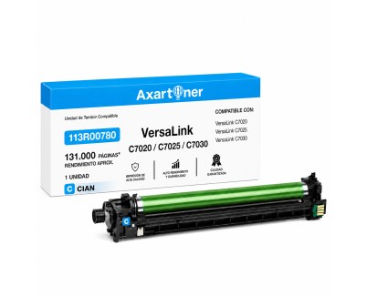 Compatible Xerox VersaLink C7020 / C7025 / C7030 Cyan Tambor de Imagen (Drum) 113R00780