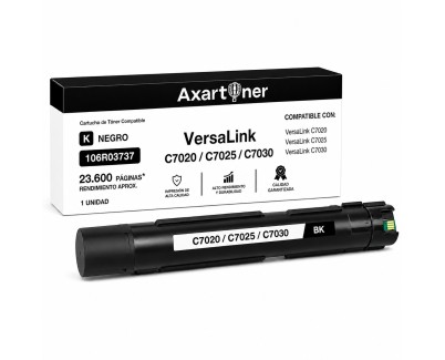 Compatible Xerox VersaLink C7020 / C7025 / C7030 Negro Cartucho de Toner 106R03737