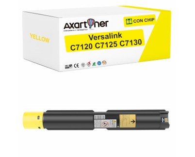 Compatible Xerox Versalink C7120 / C7125 / C7130 Amarillo Cartucho de Toner 006R01827