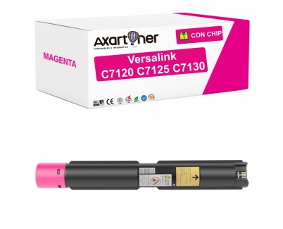 Compatible Xerox Versalink C7120 / C7125 / C7130 Magenta Cartucho de Toner 006R01826