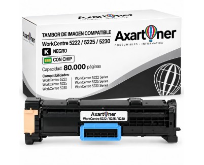 Compatible Xerox WorkCentre 5222 / 5225 / 5230 Negro Tambor de Imagen (Drum) 101R00435 / 101R00434