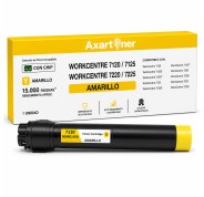 Compatible Xerox WorkCentre 7120 / 7125 / 7220 / 7225 Amarillo Cartucho de Toner 006R01458