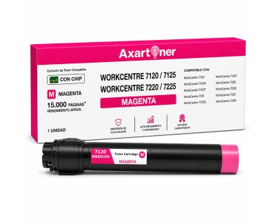 Compatible Xerox WorkCentre 7120 / 7125 / 7220 / 7225 Magenta Cartucho de Toner 006R01459