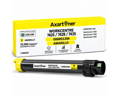 Compatible Xerox WorkCentre 7425 / 7428 / 7435 Amarillo Cartucho de Toner 006R01396