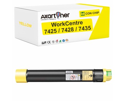 Compatible Xerox WorkCentre 7425 / 7428 / 7435 Amarillo Cartucho de Toner 006R01396