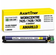 Compatible Xerox WorkCentre 7425 / 7428 / 7435 Amarillo Tambor de Imagen (Drum) 013R00647