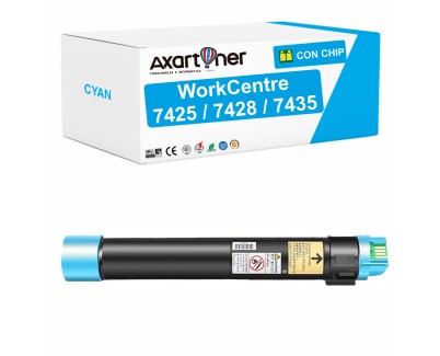 Compatible Xerox WorkCentre 7425 / 7428 / 7435 Cyan Cartucho de Toner 006R01398