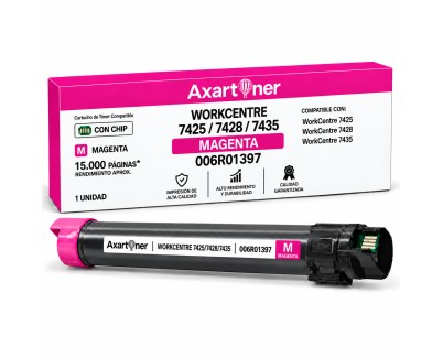 Compatible Xerox WorkCentre 7425 / 7428 / 7435 Magenta Cartucho de Toner 006R01397