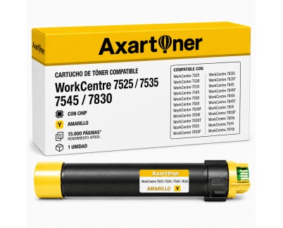 Compatible Xerox WorkCentre 7525 / 7535 / 7545 / 7830 / 7835 / 7845 / 7855 / 7970 Amarillo Cartucho de Toner 006R01514