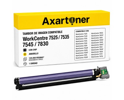 Compatible Xerox WorkCentre 7525 / 7535 / 7545 / 7830 / 7835 / 7845 / 7855 / 7970 Amarillo Tambor de Imagen 013R00662 (Drum)