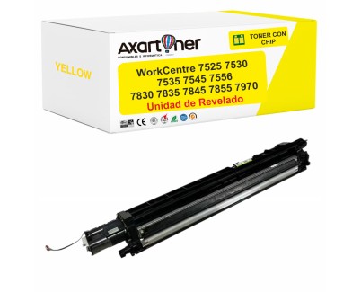Compatible Xerox WorkCentre 7525 / 7535 / 7545 / 7830 / 7835 / 7845 / 7855 / 7970 Amarillo Unidad Revelador (Developer) 848K65675 / 848K65678
