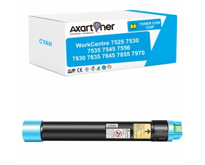 Compatible Xerox WorkCentre 7525 / 7535 / 7545 / 7830 / 7835 / 7845 / 7855 / 7970 Cyan Cartucho de Toner 006R01516