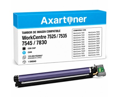 Compatible Xerox WorkCentre 7525 / 7535 / 7545 / 7830 / 7835 / 7845 / 7855 / 7970 Cyan Tambor de Imagen 013R00662 (Drum)
