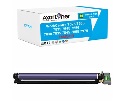 Compatible Xerox WorkCentre 7525 / 7535 / 7545 / 7830 / 7835 / 7845 / 7855 / 7970 Cyan Tambor de Imagen 013R00662 (Drum)