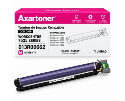 Compatible Xerox WorkCentre 7525 / 7535 / 7545 / 7830 / 7835 / 7845 / 7855 / 7970 Magenta Tambor de Imagen 013R00662 (Drum)