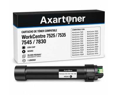 Compatible Xerox WorkCentre 7525 / 7535 / 7545 / 7830 / 7835 / 7845 / 7855 / 7970 Negro Cartucho de Toner 006R01513
