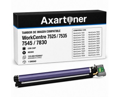 Compatible Xerox WorkCentre 7525 / 7535 / 7545 / 7830 / 7835 / 7845 / 7855 / 7970 Negro Tambor de Imagen 013R00662 (Drum)