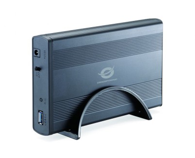 Conceptronic Caja Externa para Discos Duros Sata 3.5\" - USB 3.0 - 4,8Gbps - Negro