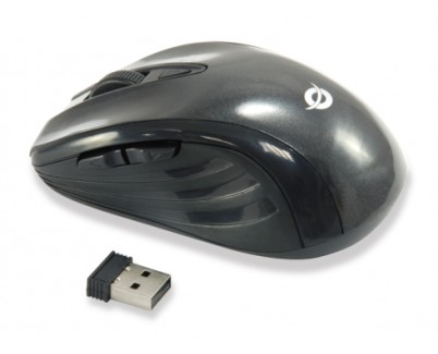 Conceptronic Raton Inalambrico USB 1600dpi - 5 Botones - Uso Diestro - Color Negro