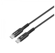 CoolBox Cable USB-C a USB-C 3.2 - 60W - Longitud 1,2m - Color Negro