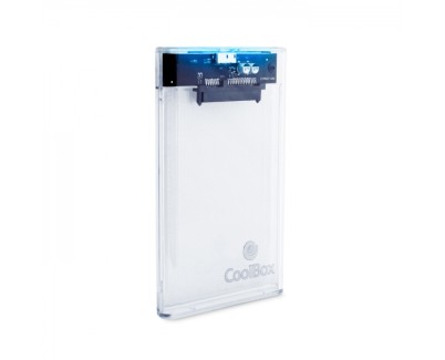 Coolbox Caja Externa 2,5\" SlimChase T-2533 SATA - USB3.0 - Transparente