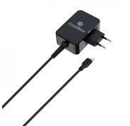 Coolbox Cargador Universal para Portatil 65W USB-C - 14 Adaptadores - Compatible con QC3.0 - Tecnología GaN - Cable de 1.80m