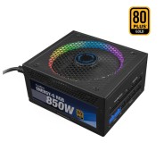 Coolbox Energy-G Fuente de Alimentacion 80 Plus Gold Modular 850W ATX 3.0 RGB - Conector PCIe 6 + 2 pines - ARGB - Ventilador 140mm