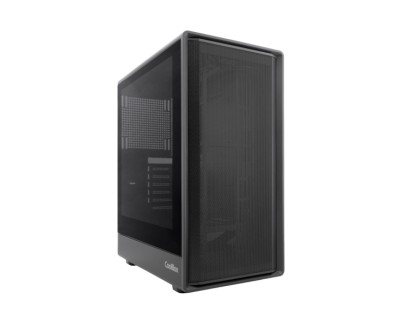 CoolBox Gaming GA700 Darkface Caja Torre ATX - 1 x USB C 3.2 1 x USB A 3.2 1X USB A 2,0 1 x Audio + Micro - Color Negro