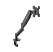 Coolbox M02 Soporte de Mesa con Brazo Articulado para Monitor Hasta 32\" - Giratorio e Inclinable - Gestion de Cables - Peso Max 8kg - VESA 100x100mm - Color Negro