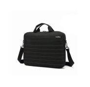 CoolBox Maletin para Portatil hasta 14\" - Compartimento Principal Acolchado - Tejido Impermeable - Color Negro