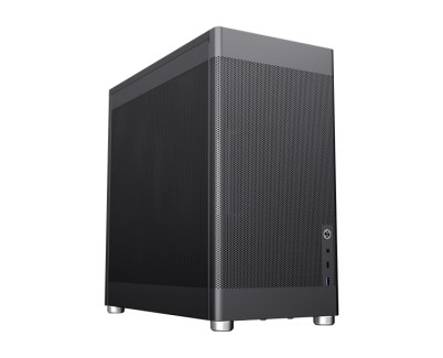 Coolbox MESH MP1 Caja Torre ATX, Micro ATX, Mini-ITX - Tama&ntilde;o HDD 2.5\", 3.5\" - USB-A 3.2, USB-C y Audio - Soporta Refrigeracion Liquida - Color Negro