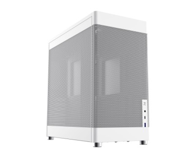Coolbox MESH MP1 Caja Torre ATX, Micro ATX, Mini-ITX - Tamaño HDD 2.5\", 3.5\" - USB-A 3.2, USB-C y Audio - Soporta Refrigeracion Liquida - Color Blancoi